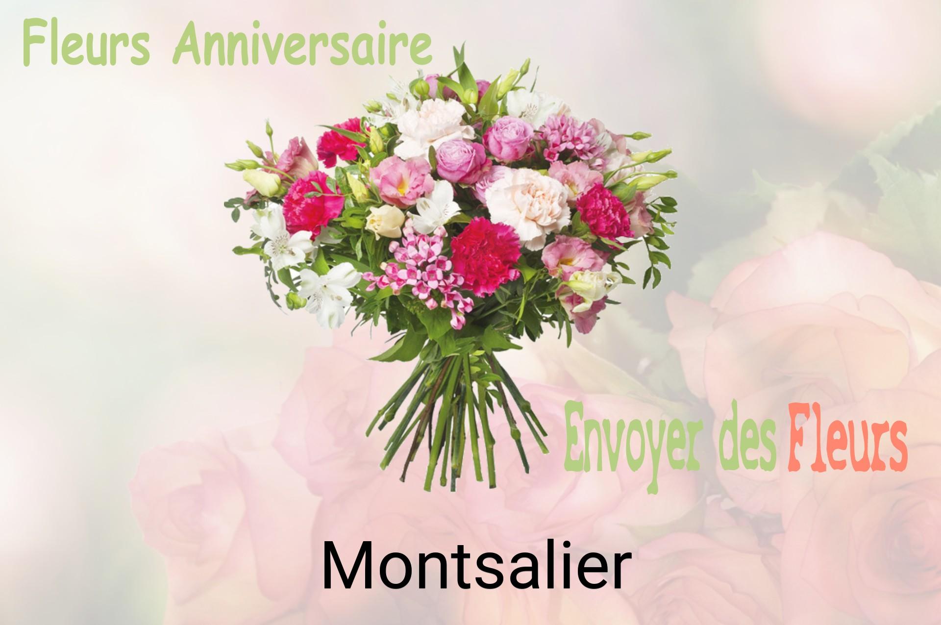 Bouquet de fleurs d’anniversaire livré à Montsalier