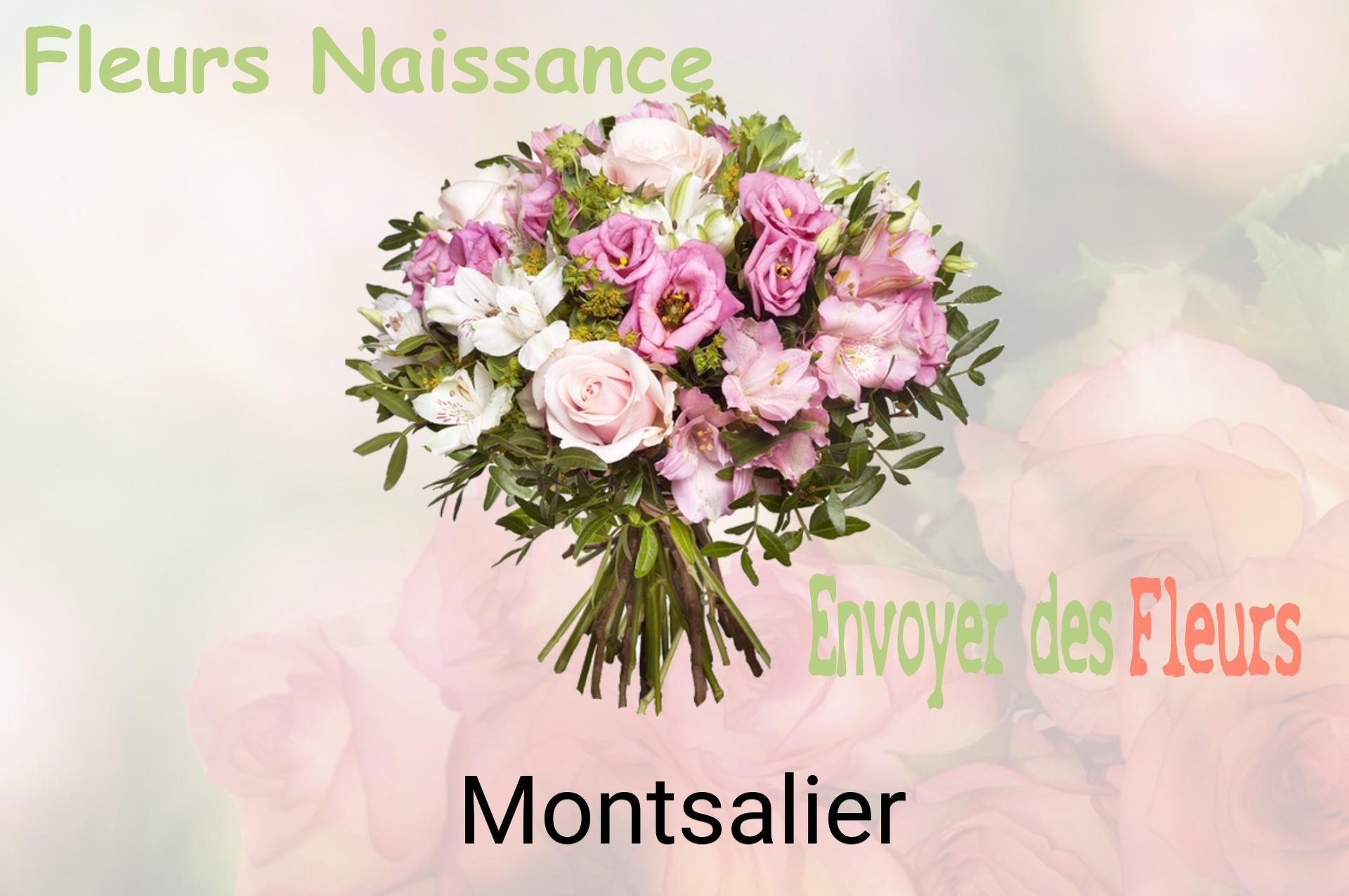 Bouquet de fleurs de naissance livré à Montsalier